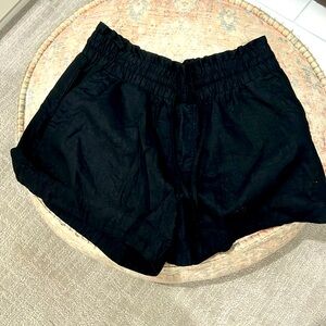 Black Women’s drawstring shorts